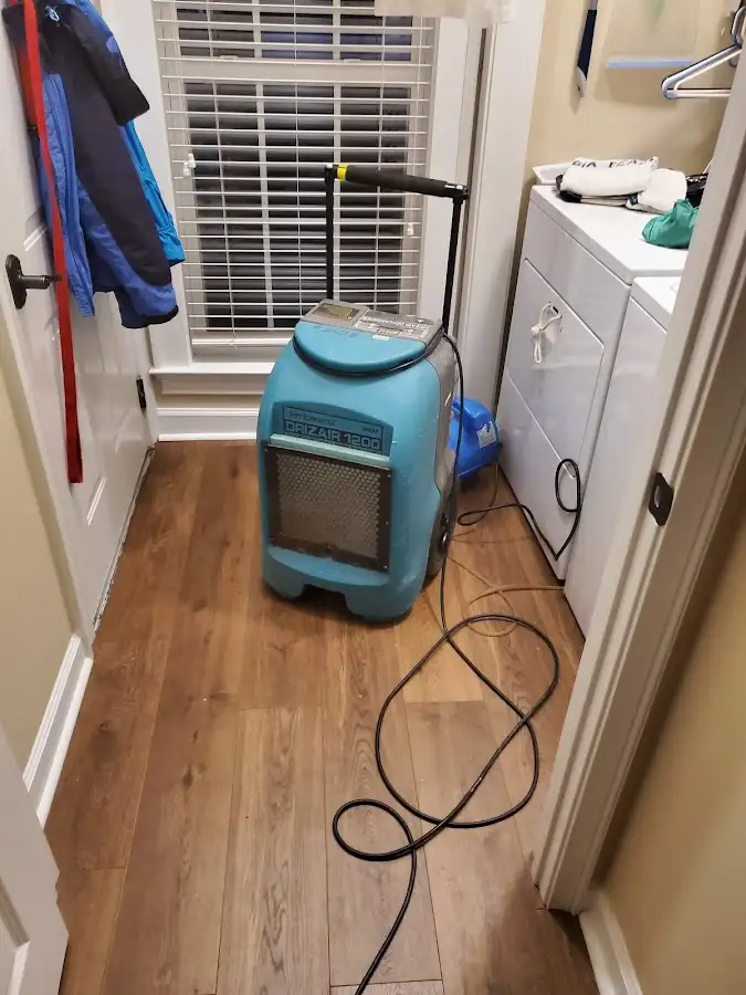 Commercial dehumidifier deployed for Crawl Space Restoration in Hickam Housing